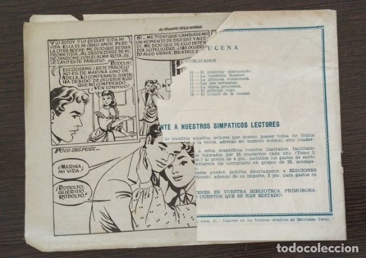 Tebeos: COLECCION AZUCENA. EL TRIUNFO DE LA VERDAD.  NUMERO 16 - Foto 2