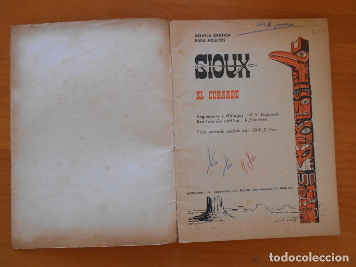 Tebeos: SIOUX - EL COBARDE - TORAY (7S) - Foto 2