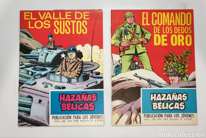 Tebeos: HAZA&Ntilde;AS BELICAS. EDICIONES TORAY. A&Ntilde;O 1968 Y 1969 - Foto 1