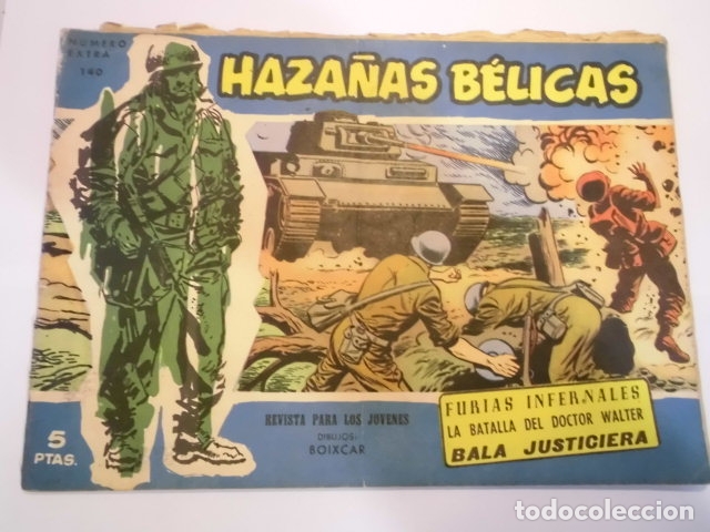 Tebeos: HAZA&Ntilde;AS BELICAS - NUM EXTRA 140 - ED. TORAY - Foto 1