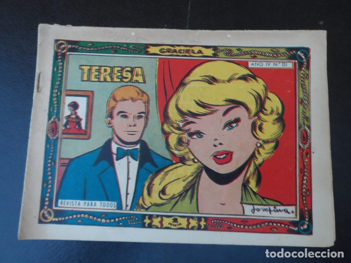 Tebeos: COLECCION GRACIELA N&ordm; 151  - EDICIONES TORAY 1958 - Foto 1