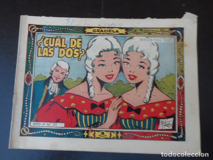 Tebeos: COLECCION GRACIELA N&ordm; 171 - EDICIONES TORAY 1958 - Foto 1