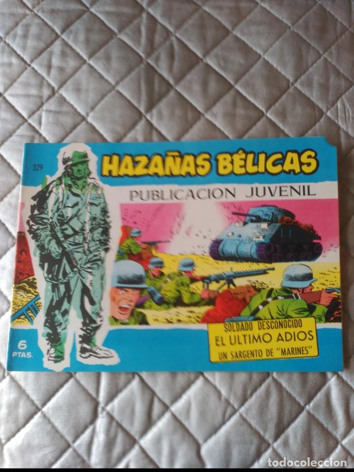 Tebeos: Haza&ntilde;as B&eacute;licas Extra Azul N&ordm; 329 DIF&Iacute;CIL - Foto 1
