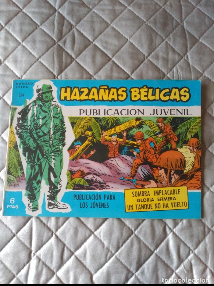 Tebeos: Haza&ntilde;as B&eacute;licas Extra Azul N&ordm; 334 - Foto 1