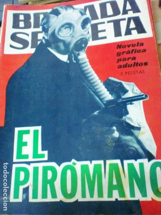 Tebeos: BRIGADA SECRETA EL PIROMANO EDIT TORAY A&Ntilde;O 1965 - Foto 1