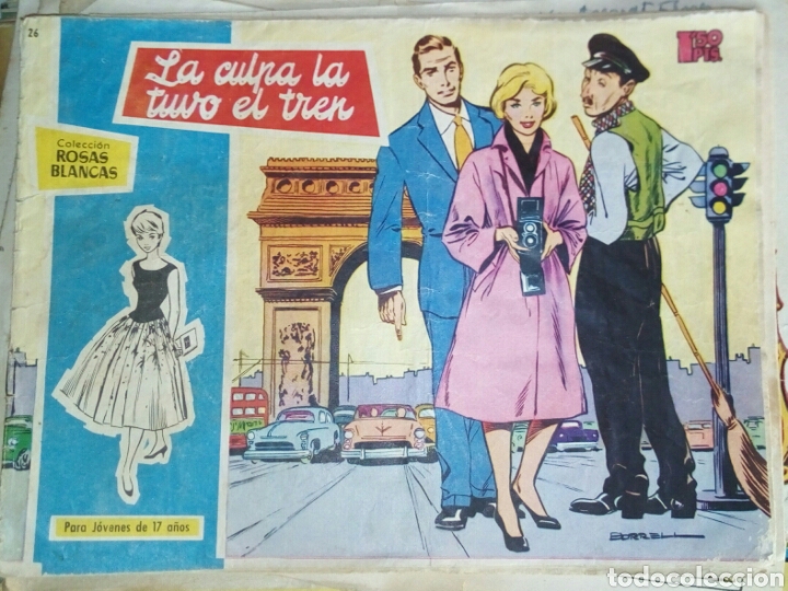 Tebeos: Colecci&oacute;n Rosas blancas 26 - Foto 1