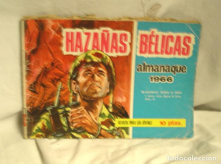 Tebeos: Almanaque 1966 Haza&ntilde;as B&eacute;licas - Foto 1