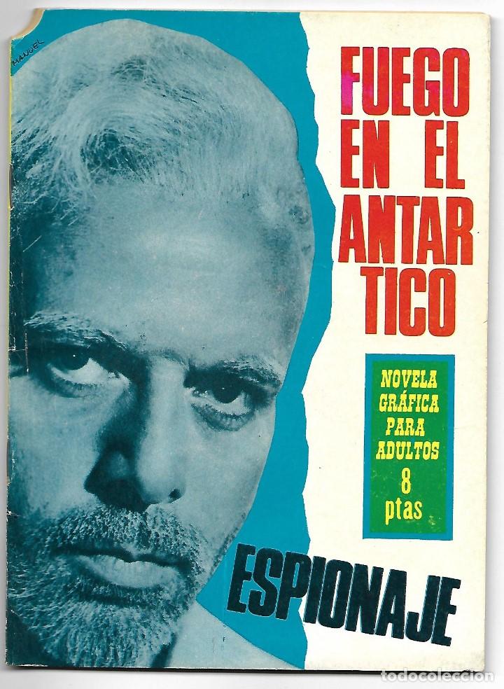 Tebeos: FUEGO EN EL ANTARTICO, ESPIONAJE - EDICIONES TORAY 1966, N&ordm; 37 - Foto 1