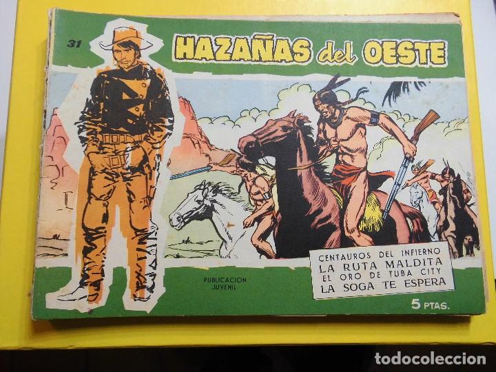Tebeos: HAZA&Ntilde;AS DEL OESTE N&ordm; 31 TORAY 1959 - Foto 1