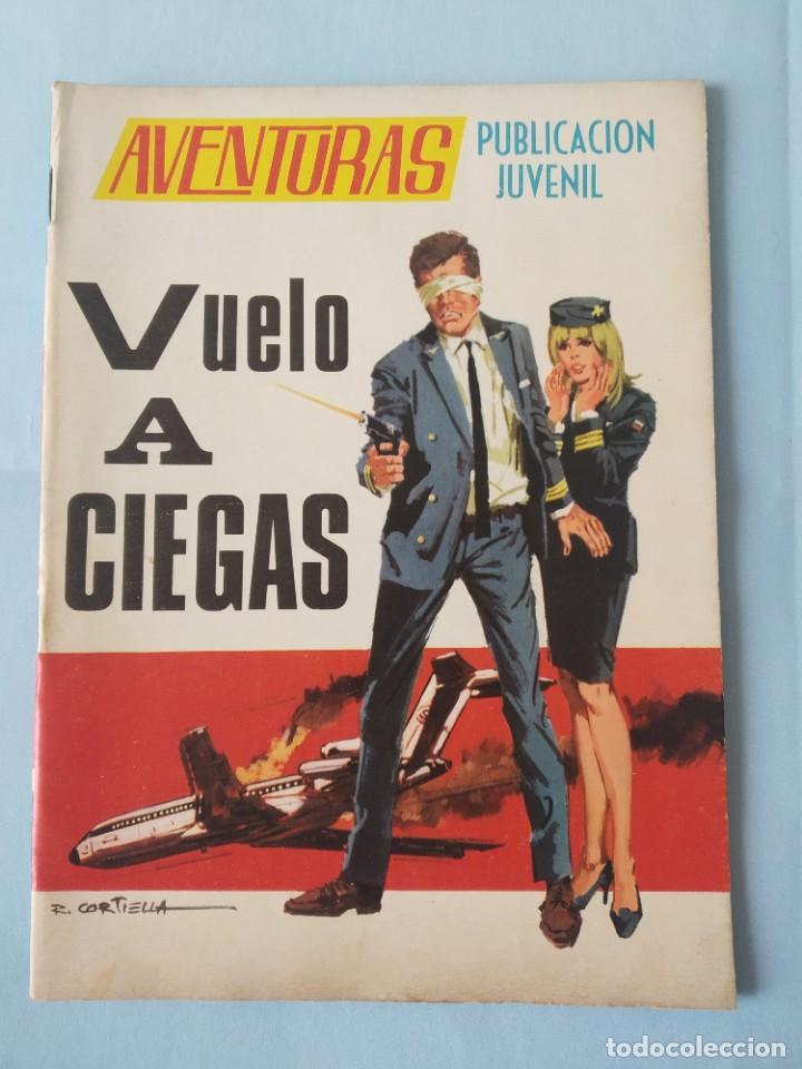 Tebeos: VUELO A CIEGAS - N. 16 AVENTURAS - 1968 - Foto 1
