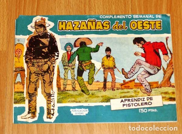 Tebeos: HAZA&Ntilde;AS DEL OESTE : Complemento Semanal. N&Uacute;M. 13 : Aprendiz de pistolero - Foto 1