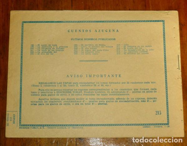 Tebeos: AZUCENA. N&ordm; 215 : El misterio del venado - Foto 2