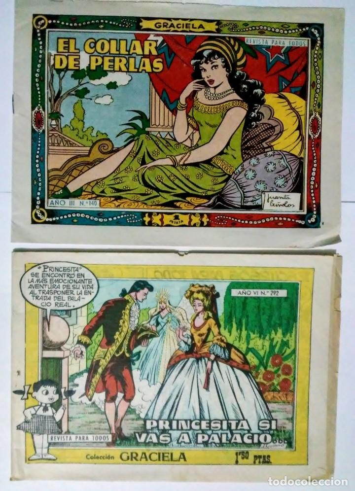Tebeos: Graciela El collar de perlas nº 140 y princesita si vas a palacio nº 292 Toray espirituazul - Foto 1 - 195027208