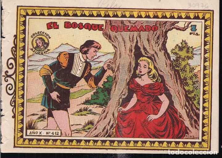 Tebeos: AZUCENA N&ordm; 412. EL BOSQUE QUEMADO - Foto 1