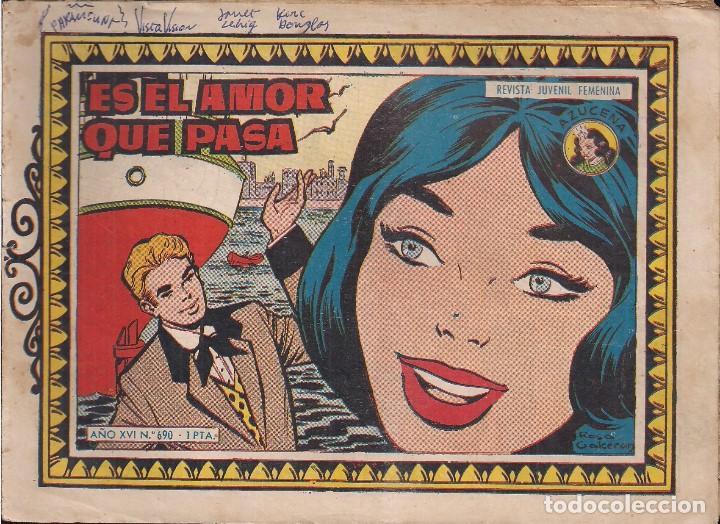 Tebeos: AZUCENA N&ordm; 690. ES EL AMOR QUE PASA - Foto 1