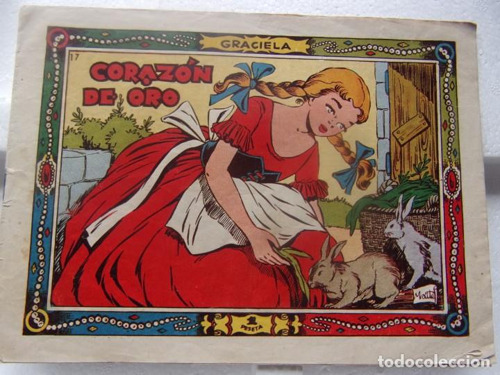 Tebeos: GRACIELA N&uacute;m 17 - CORAZ&Oacute;N DE ORO - Foto 1