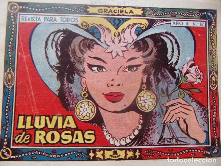 Tebeos: GRACIELA N&uacute;m 87- LLUVIA DE ROSAS - Foto 1
