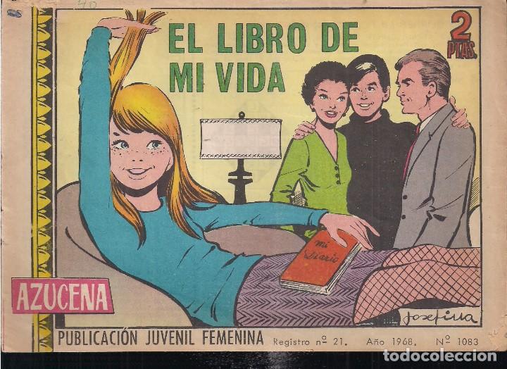Tebeos: AZUCENA N&ordm; 1083. EL LIBRO DE MI VIDA - Foto 1