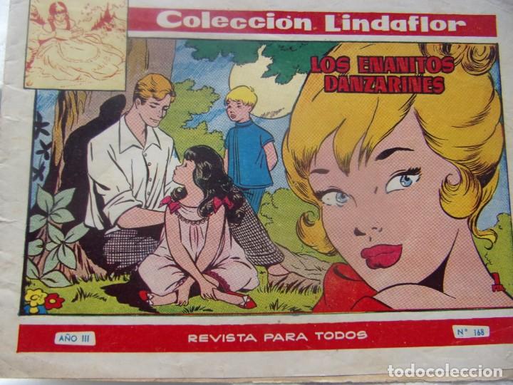 Tebeos: COLECCION LINDAFLOR N&uacute;m. 168- LOS ENANITOS DANZARINES - Foto 1