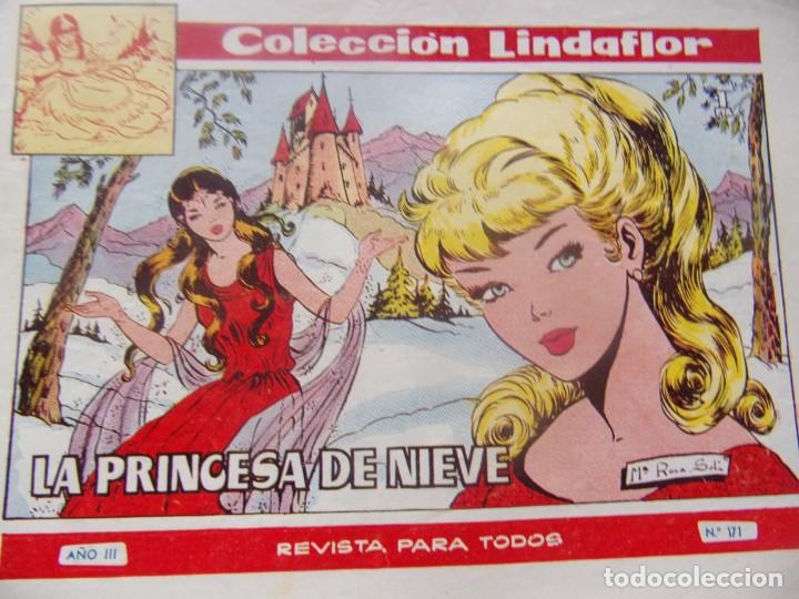 Tebeos: COLECCION LINDAFLOR N&uacute;m. 171- LA PRINCESA DE NIEVE - Foto 1