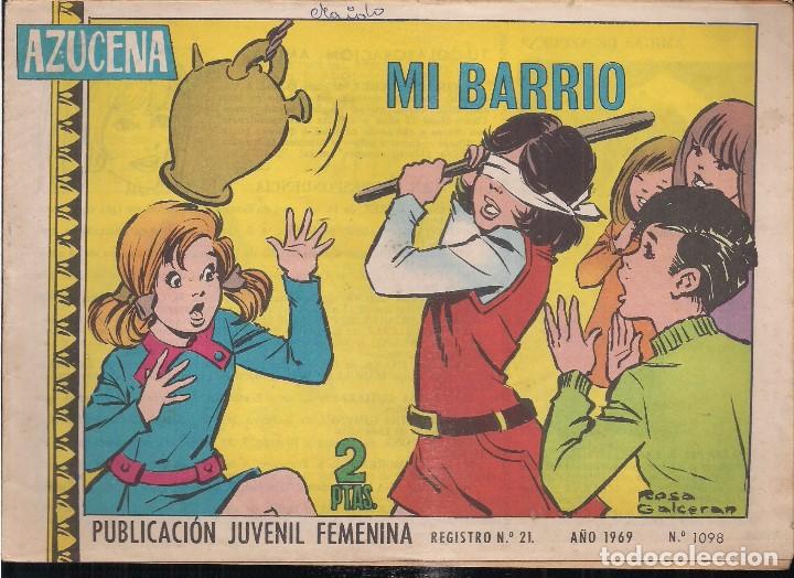 Tebeos: AZUCENA N&ordm; 1098. MI BARRIO - Foto 1