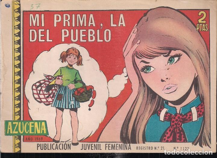 Tebeos: AZUCENA N&ordm; 1127. MI PRIMA, LA DEL PUEBLO - Foto 1
