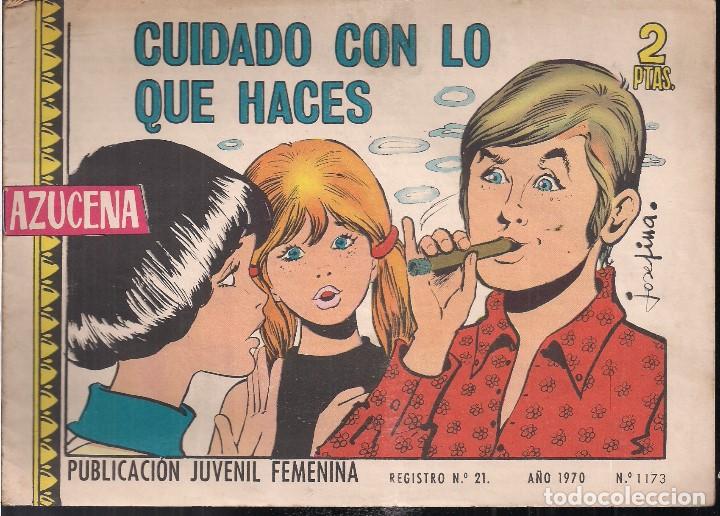 Tebeos: AZUCENA N&ordm; 1173. CUIDADO CON LO QUE HACES - Foto 1