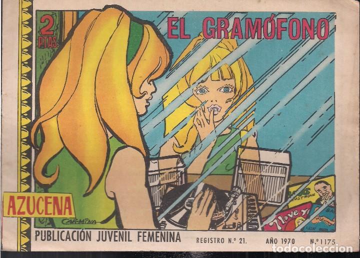 Tebeos: AZUCENA N&ordm; 1175. EL GRAMOFONO - Foto 1