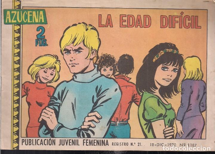 Tebeos: AZUCENA N&ordm; 1187. LA EDAD DIFICIL - Foto 1