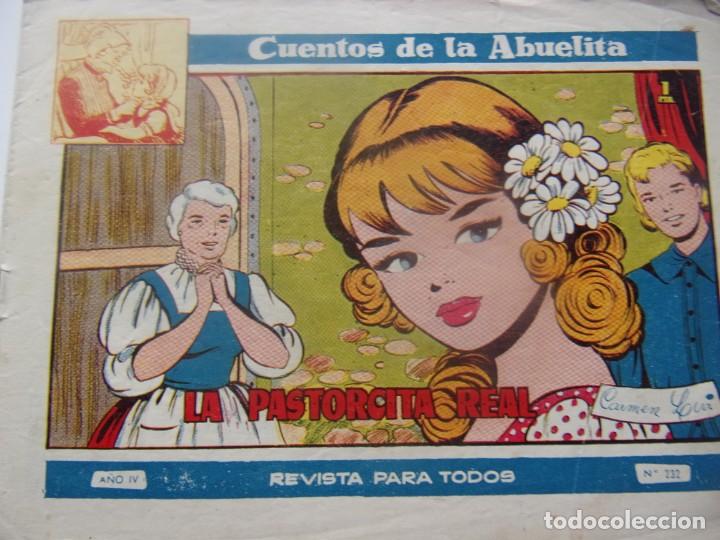 Tebeos: CUENTOS DE LA ABUELITA NUM. 232 - LA PASTORCITA REAL - Foto 1