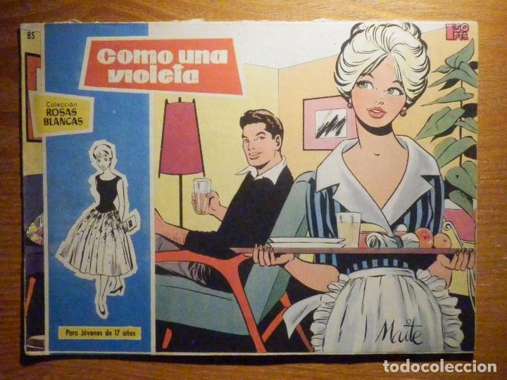 Tebeos: TEBEO - COMIC - COLECCION ROSAS BLANCAS - N&ordm; 85 - Como una violeta - EDICIONES TORAY - Foto 1