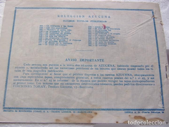Tebeos: REVISTA JUVENIL AZUCENA N&Uacute;M. 360- EL MENDIGO - Foto 2