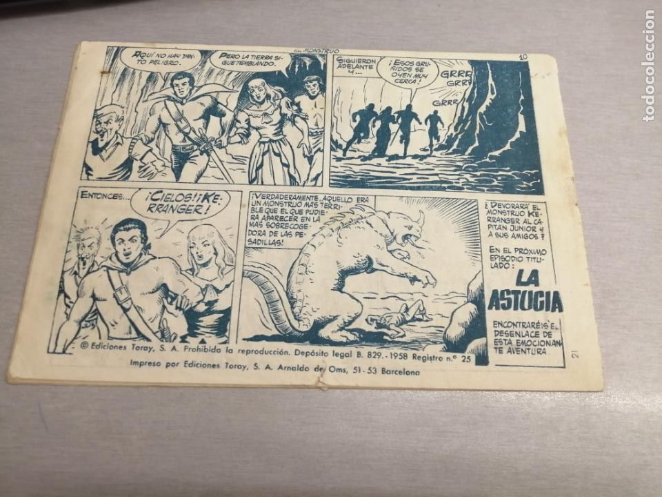 Tebeos: EL HIJO DEL CAPIT&Aacute;N CORAJE N&ordm; / TORAY ORIGINAL - Foto 2