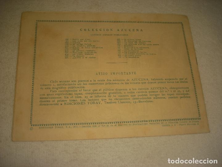 Tebeos: AZUCENA N. 509. LA MANDOLINA. - Foto 2