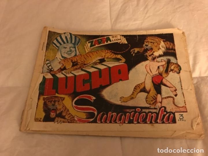 Tebeos: CUADERNILLO ZARPA DE LEON LUCHA SANGRIENTA DE TORAY 3 PESETAS - Foto 1
