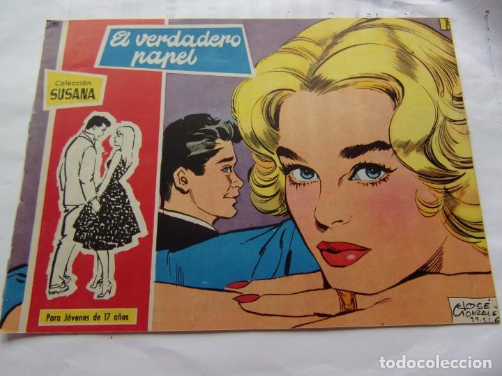 Tebeos: colecci&oacute; susana n&uacute;m. 25 EL VERDADERO PAPEL - Foto 1