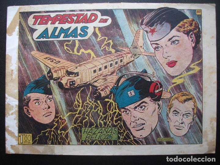 Tebeos: HAZA&Ntilde;AS B&Eacute;LICAS N&ordm; 80, TEMPESTAD DE ALMAS - Foto 1