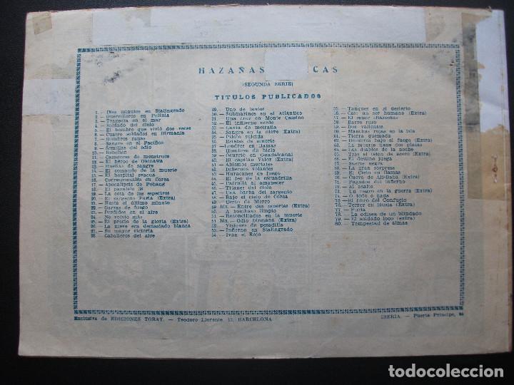 Tebeos: HAZA&Ntilde;AS B&Eacute;LICAS N&ordm; 80, TEMPESTAD DE ALMAS - Foto 2