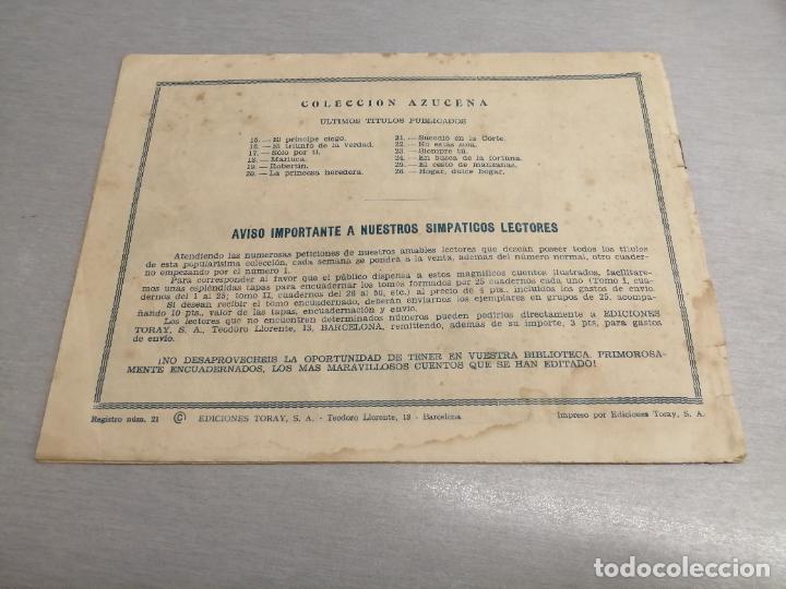 Tebeos: AZUCENA N&ordm; 26 / TORAY ORIGINAL - Foto 2