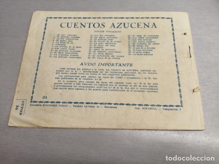Tebeos: AZUCENA N&ordm; 34 / TORAY ORIGINAL - Foto 2