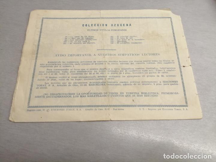 Tebeos: AZUCENA N&ordm; 106 / TORAY ORIGINAL - Foto 2
