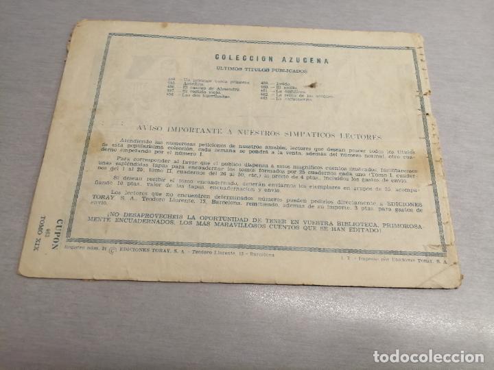 Tebeos: AZUCENA N&ordm; 463 / TORAY ORIGINAL - Foto 2