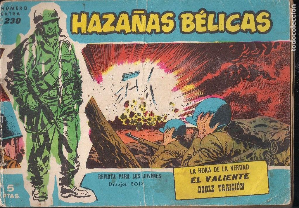 Tebeos: HAZA&Ntilde;AS BELICAS EXTRA SERIE AZUL N&ordm; 230 - Foto 1