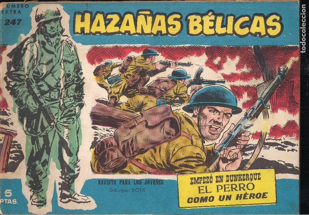 Tebeos: HAZA&Ntilde;AS BELICAS EXTRA SERIE AZUL N&ordm; 247 - Foto 1