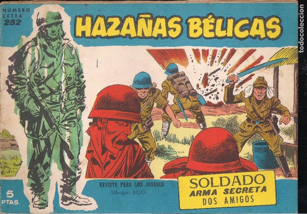 Tebeos: HAZA&Ntilde;AS BELICAS EXTRA SERIE AZUL N&ordm; 252 - Foto 1