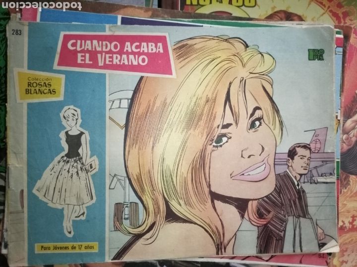 Tebeos: Colecci&oacute;n rosas blancas 283 - Foto 1
