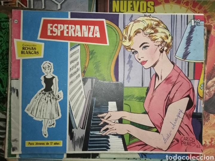 Tebeos: Colecci&oacute;n rosas blancas 34 - Foto 1