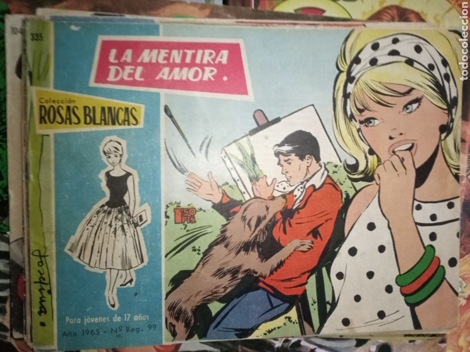 Tebeos: Colecci&oacute;n rosas blancas 335 - Foto 1
