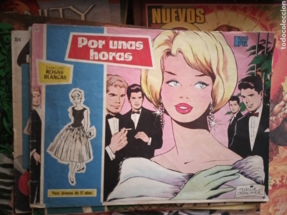 Tebeos: Colecci&oacute;n rosas blancas 27 - Foto 1