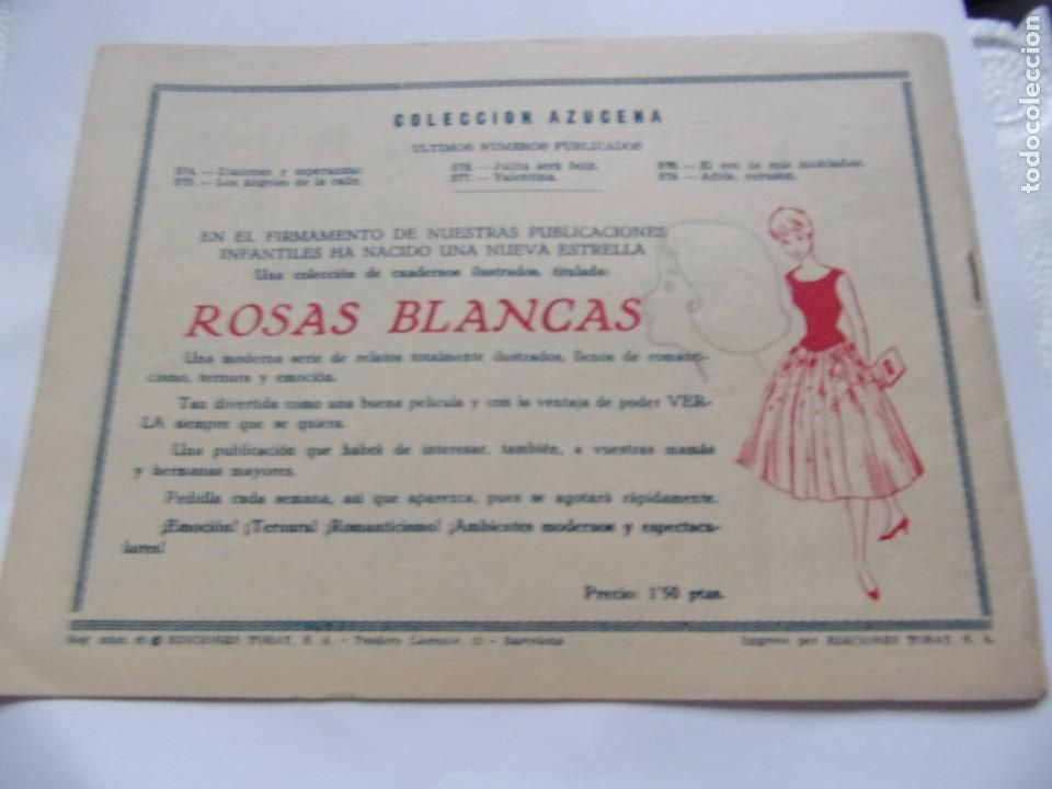 Tebeos: REVISTA JUVENIL AZUCENA N&Uacute;M. 579 - adi&oacute;s coraz&oacute;n - Foto 2
